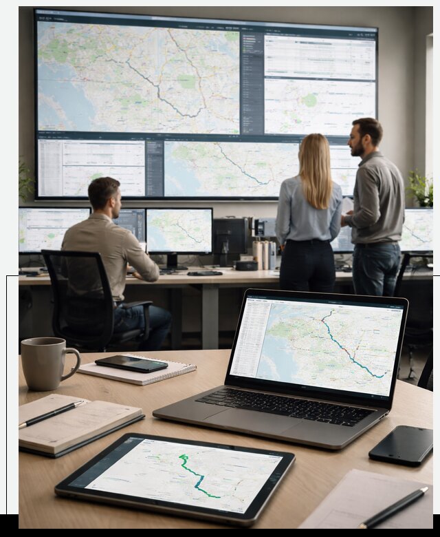 Трекинг грузов и Fleet Management, мониторинг автопарка в Керчи